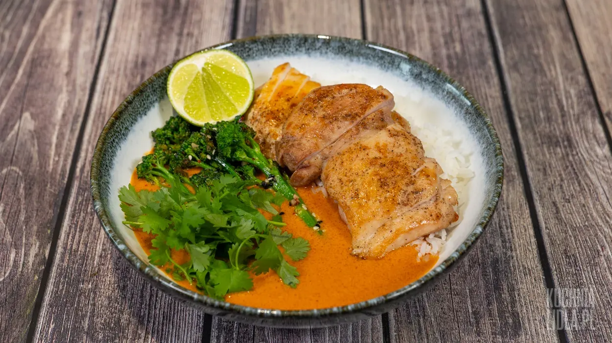 Brothy rice, czyli ryż w lekkim sosie curry